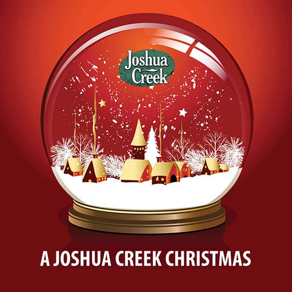 Promotional image for Joshua Creek's Christmas concert at Bumbleberry Inn on December 7, 2024.