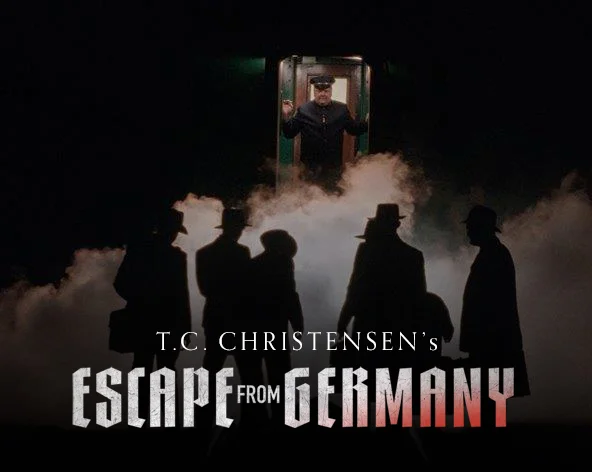 Bumbleberry Theater screening "Escape from Germany" with TC Christensen on October 10, 2024, from 6:30 PM to 9:00 PM.